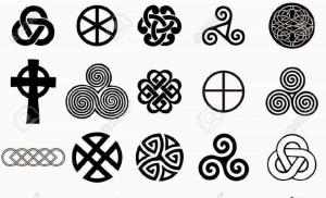 Simpul Celtic: simbolisme, makna, varietas, dan ciri-ciri ciptaan Gambarlah simpul demi titik