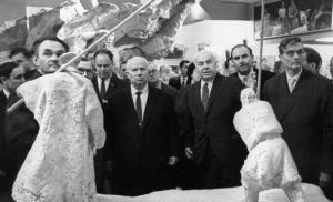 Hruščov na izložbi avangardnih umjetnika